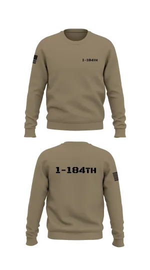 1-184th Store 1 Core Men's Crewneck Performance Sweatshirt - 97590671229