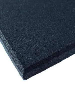 1m x 1m 15mm THICK HEAVY DUTY RUBBER GYM FLOORING MATS TILES