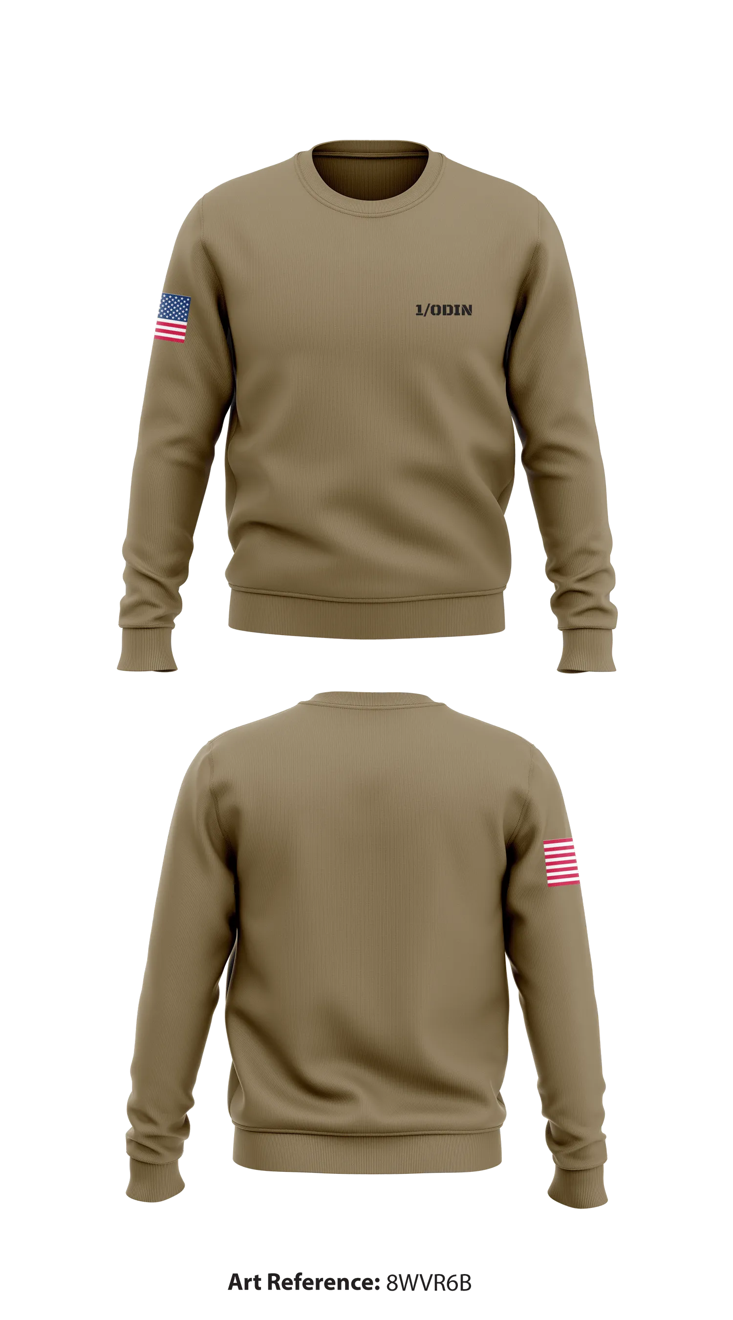 1/ODIN Core Men's Crewneck Performance Sweatshirt - 8wvr6b
