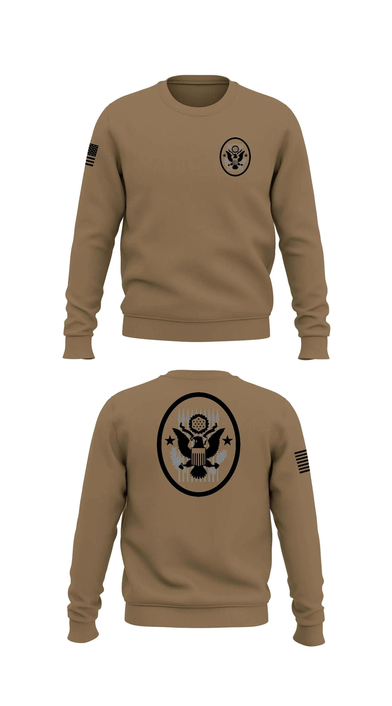 43RD CST Store 1 Core Men's Crewneck Performance Sweatshirt - 86102740526