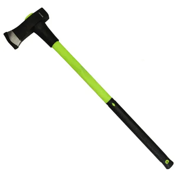 6lb Log Splitting Wood Maul Axe Fibreglass Shaft & Rubber Handle   Log Bomb