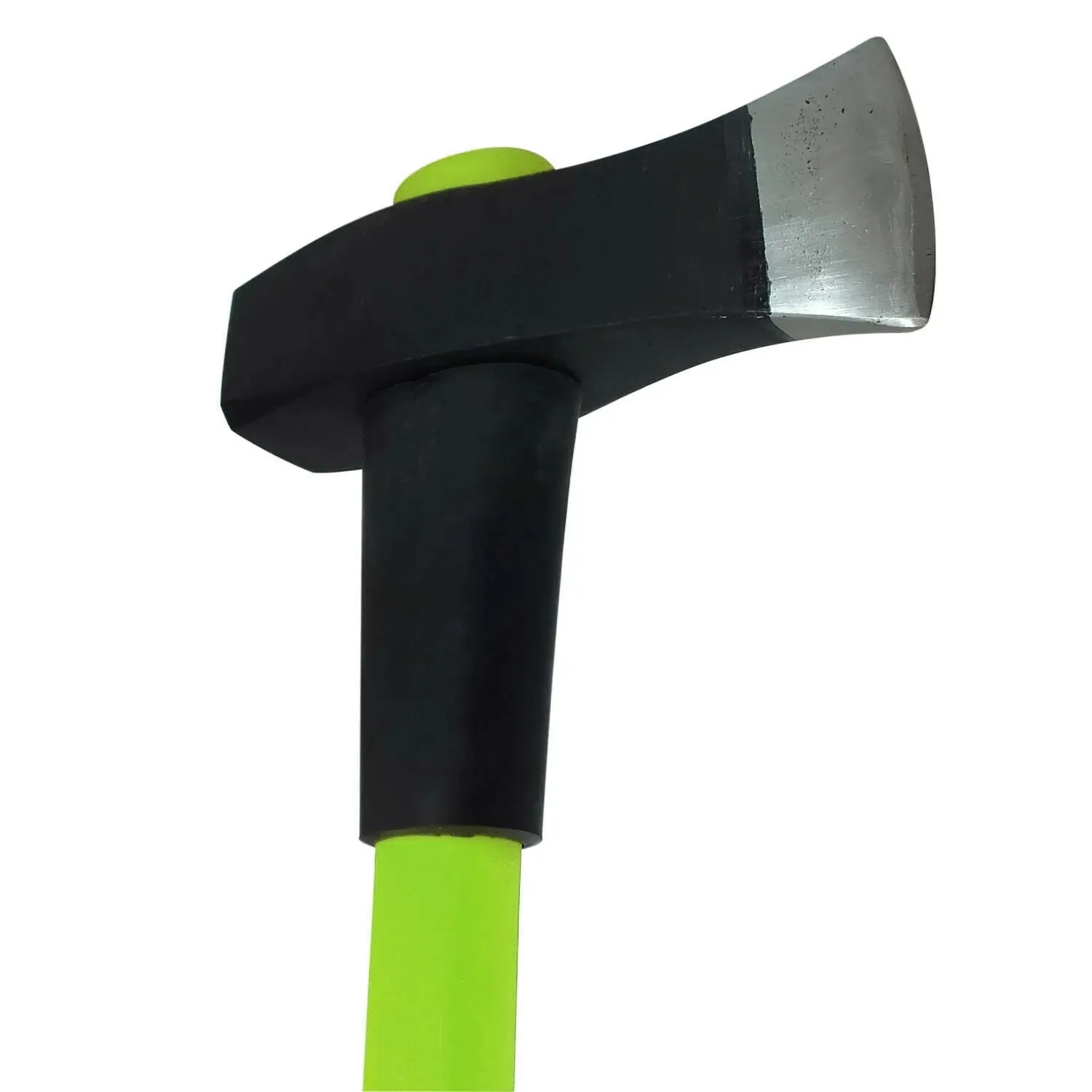 6lb Log Splitting Wood Maul Axe Fibreglass Shaft & Rubber Handle   Log Bomb