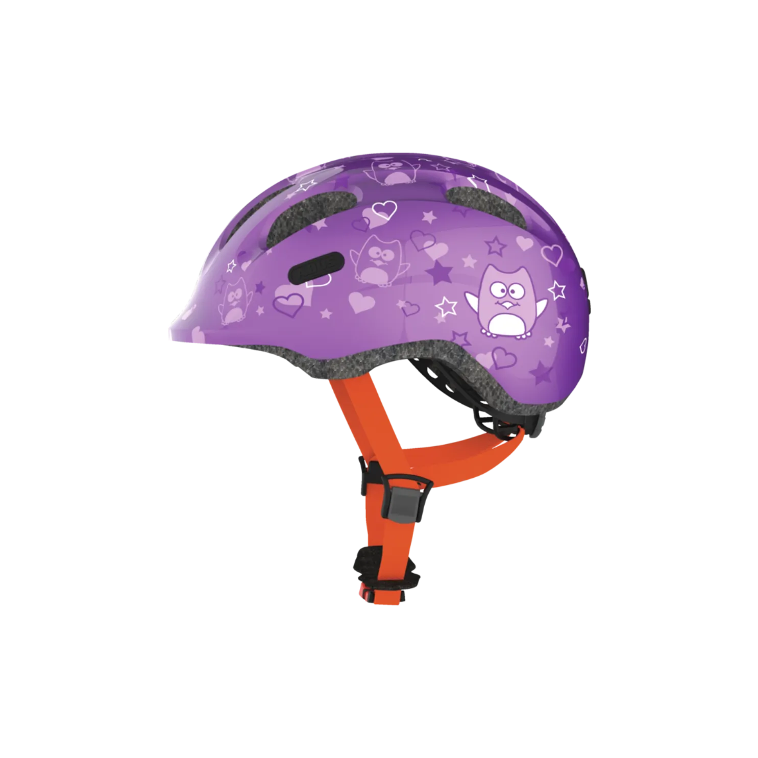 Abus Smiley 2.0 Kids Helmet - Purple Star