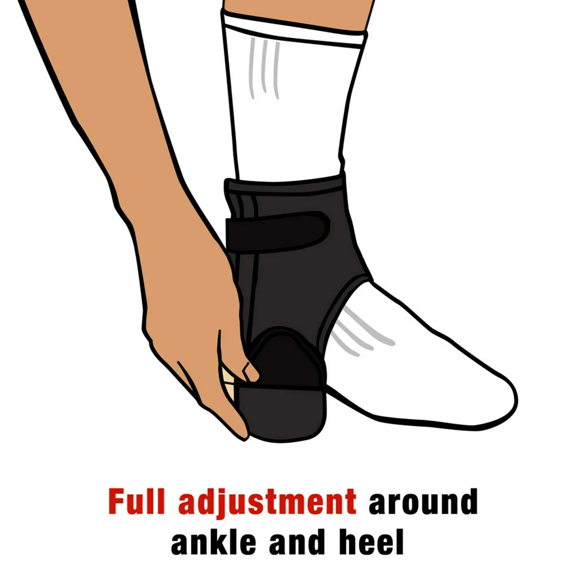 ACE Adjustable Support Braces – Choose from Knee, Ankle & Back Stabilizers