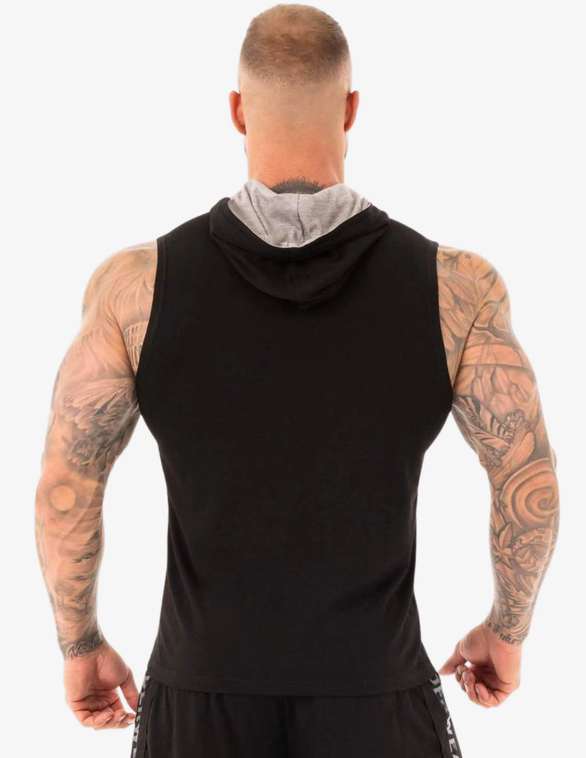 ACTIVE HOODIE TANK BLACK
