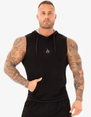 ACTIVE HOODIE TANK BLACK