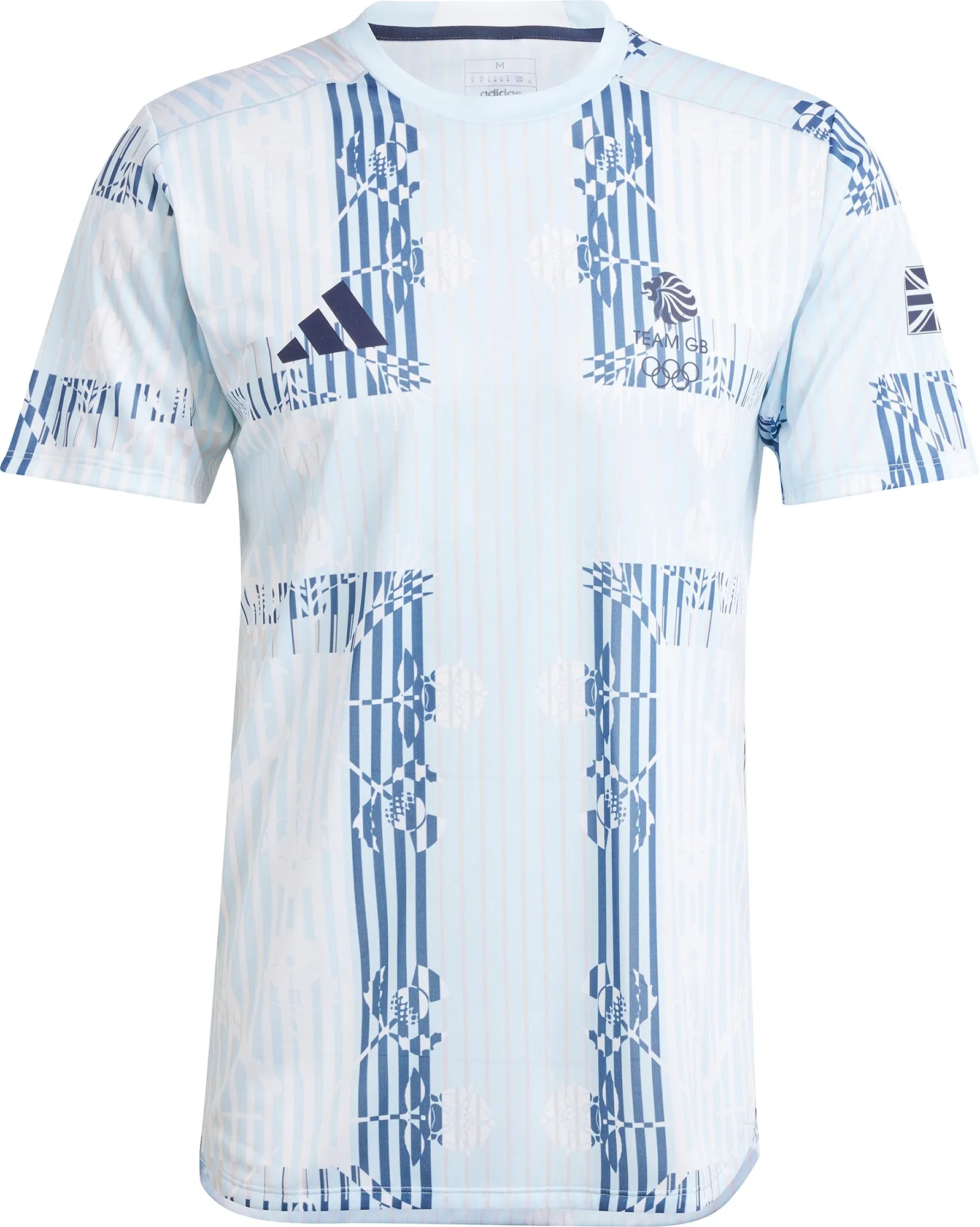 adidas Team GB Short Sleeve Mens Training Top - Blue