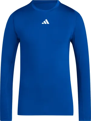 adidas Tech-Fit Long Sleeve Mens Training Top - Blue