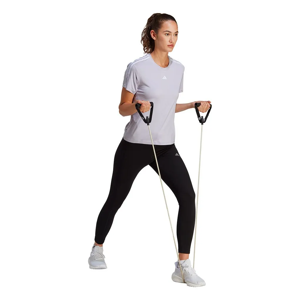 Adidas Women's Essential Training 3 Stripe Tee