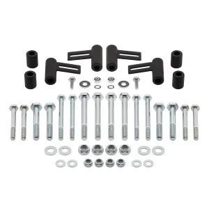 Adjustable 2-3" Bar-Pin/Tie-Bar Shock Mount Extender Kit 2WD 4WD