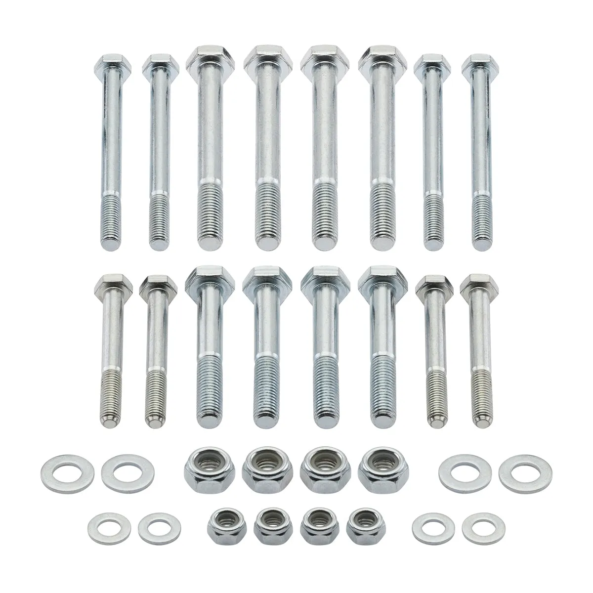 Adjustable 2-3" Bar-Pin/Tie-Bar Shock Mount Extender Kit 2WD 4WD