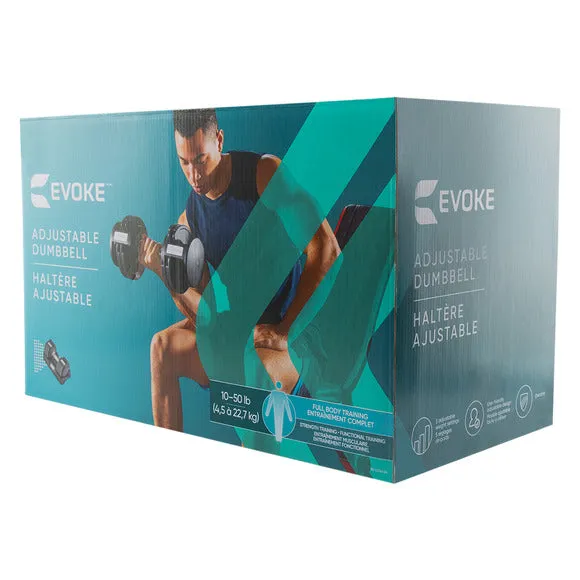 Adjustable Dumbbell 10-50lbs