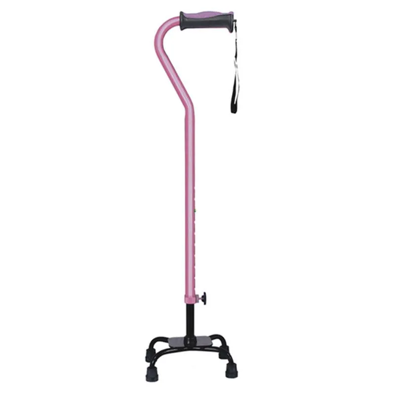 Adjustable Quad Cane for Right or Left Hand Use, Small Base - 1 Each