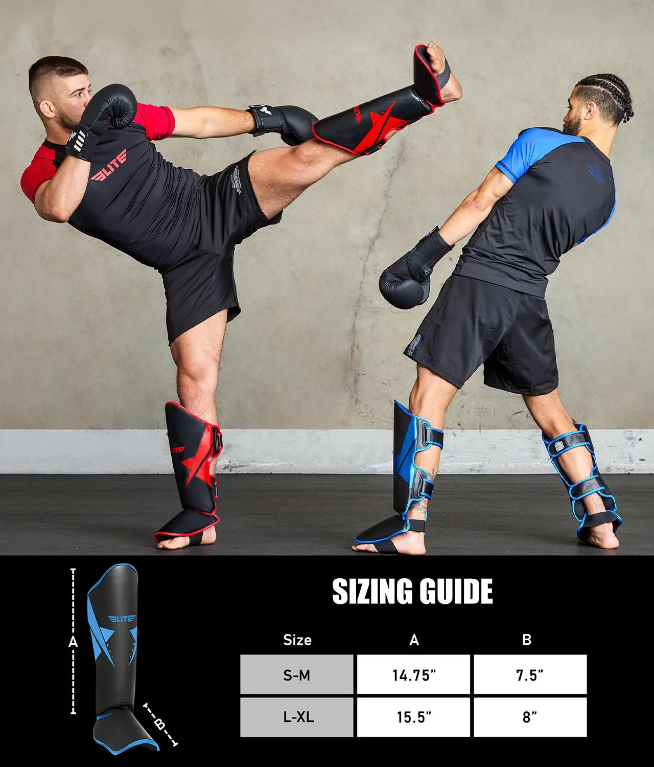 Adults' Star Blue Training Shin Guards