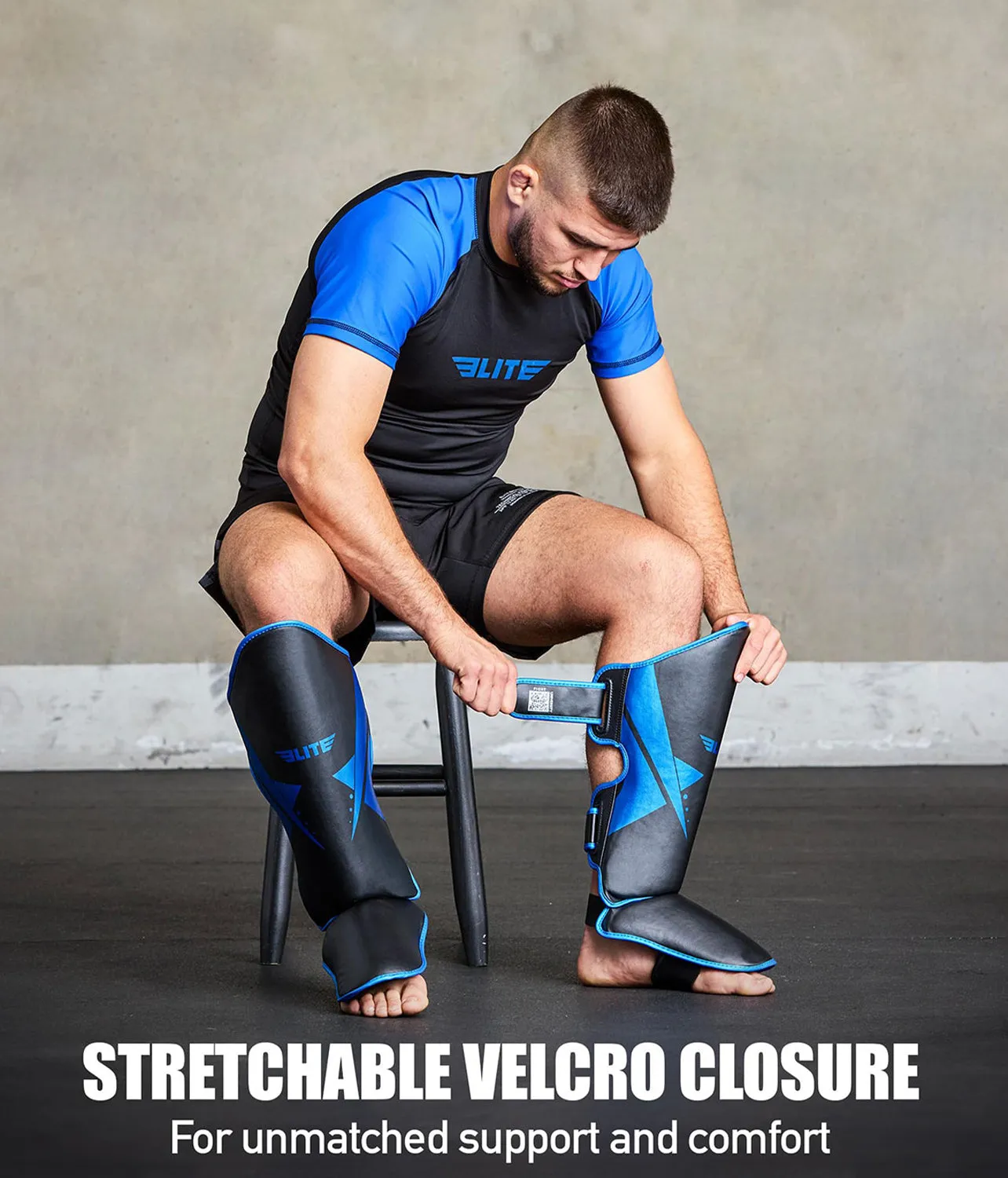 Adults' Star Blue Training Shin Guards