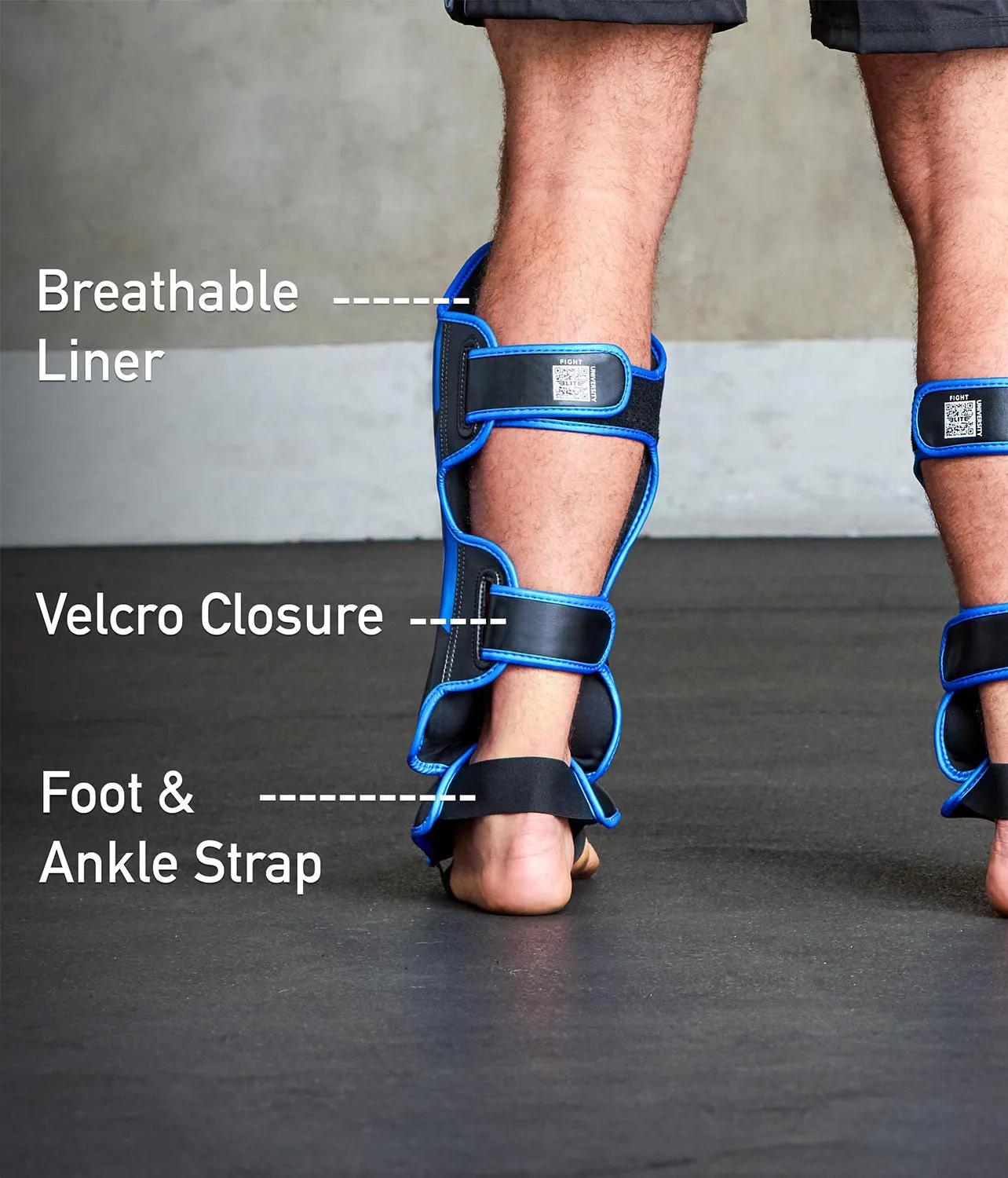 Adults' Star Blue Training Shin Guards