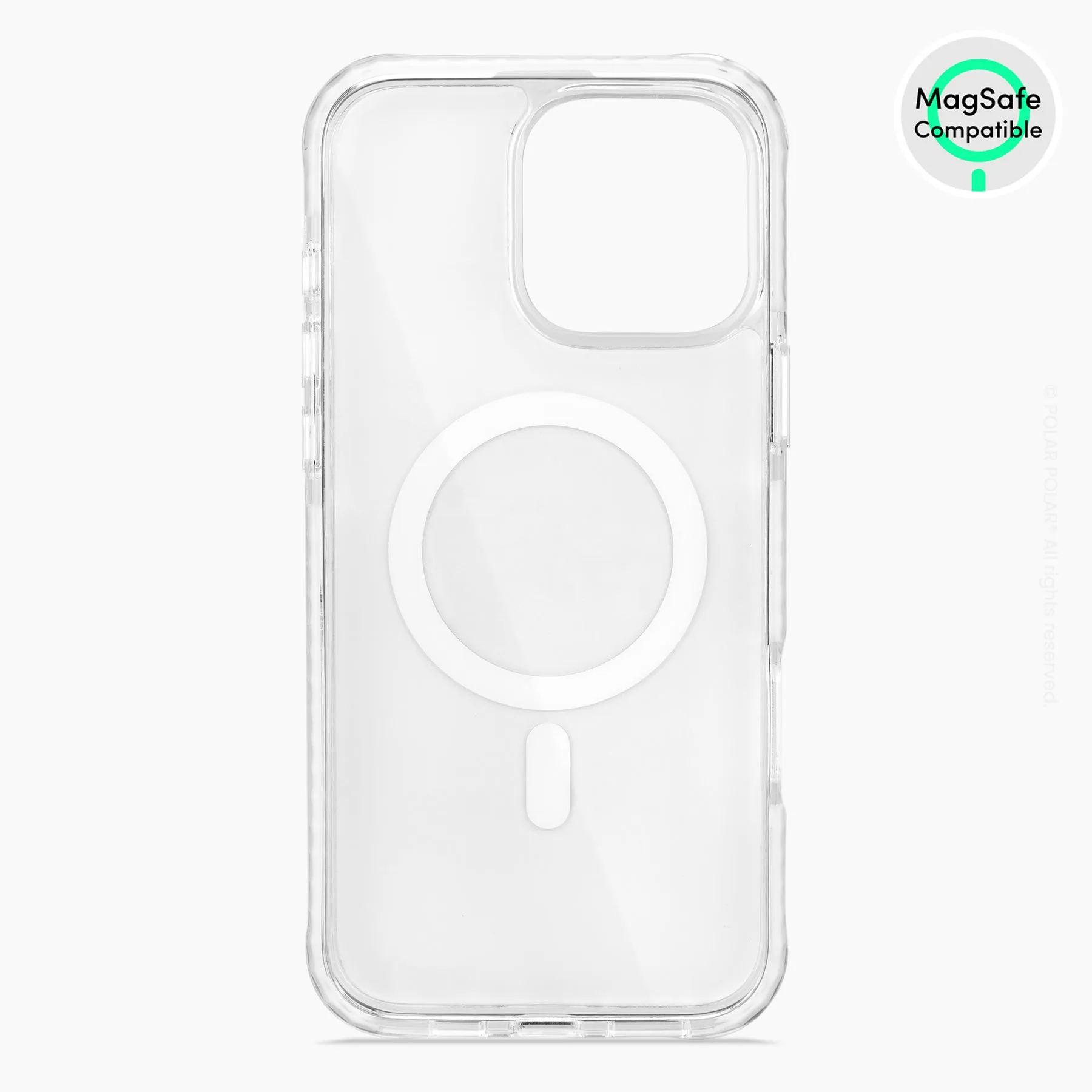 Almond Coast - iPhone 16 Pro Max Clear Bumper MagSafe Case