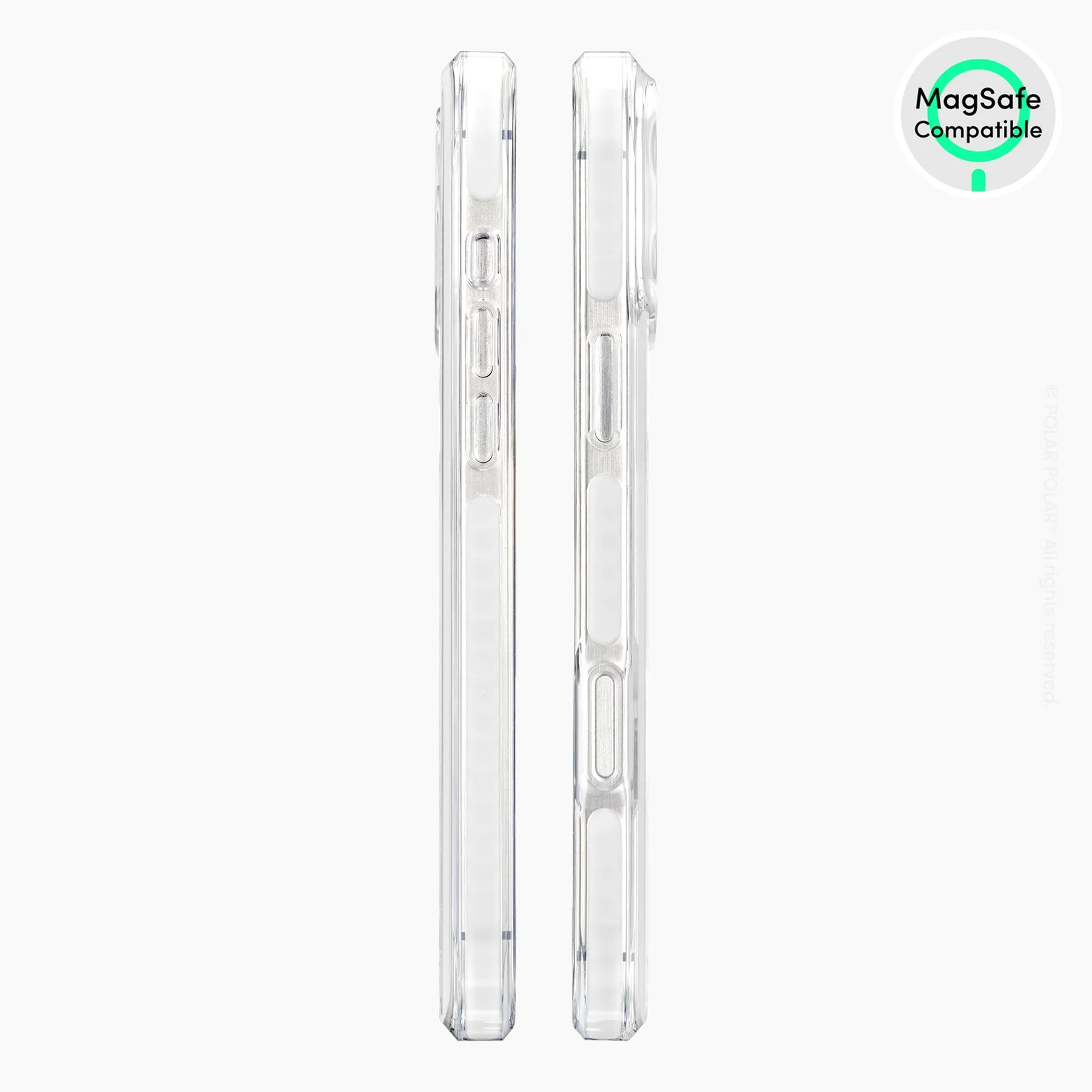 Almond Coast - iPhone 16 Pro Max Clear Bumper MagSafe Case