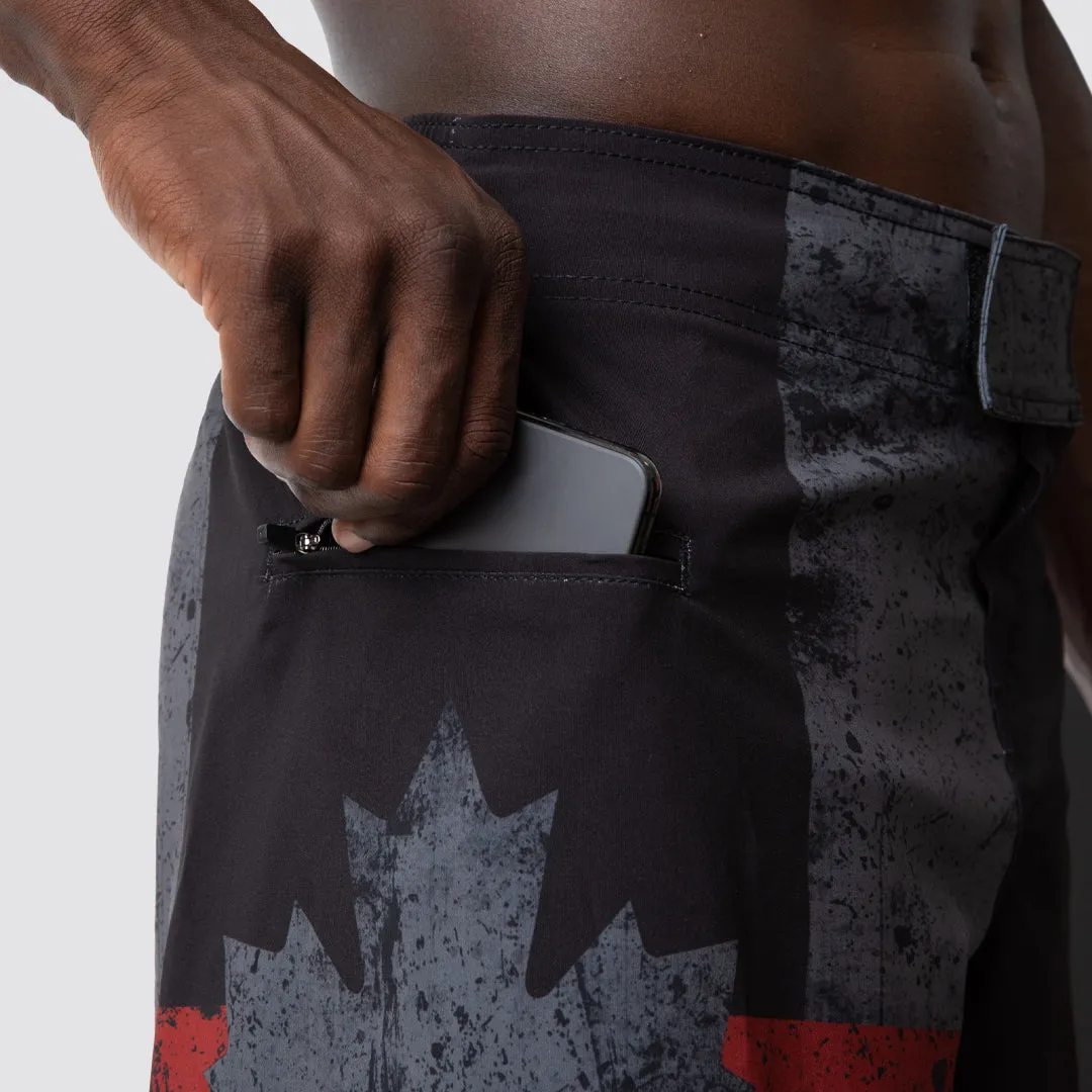 American Defender Short Velcro 3.0 (Canada-Thin Red Line)