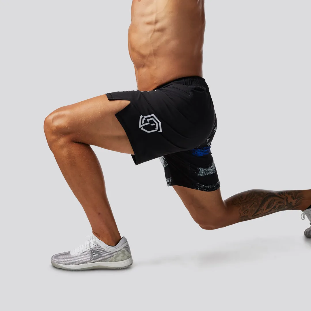 American Defender Short Velcro 3.0 (Thin Blue Line)