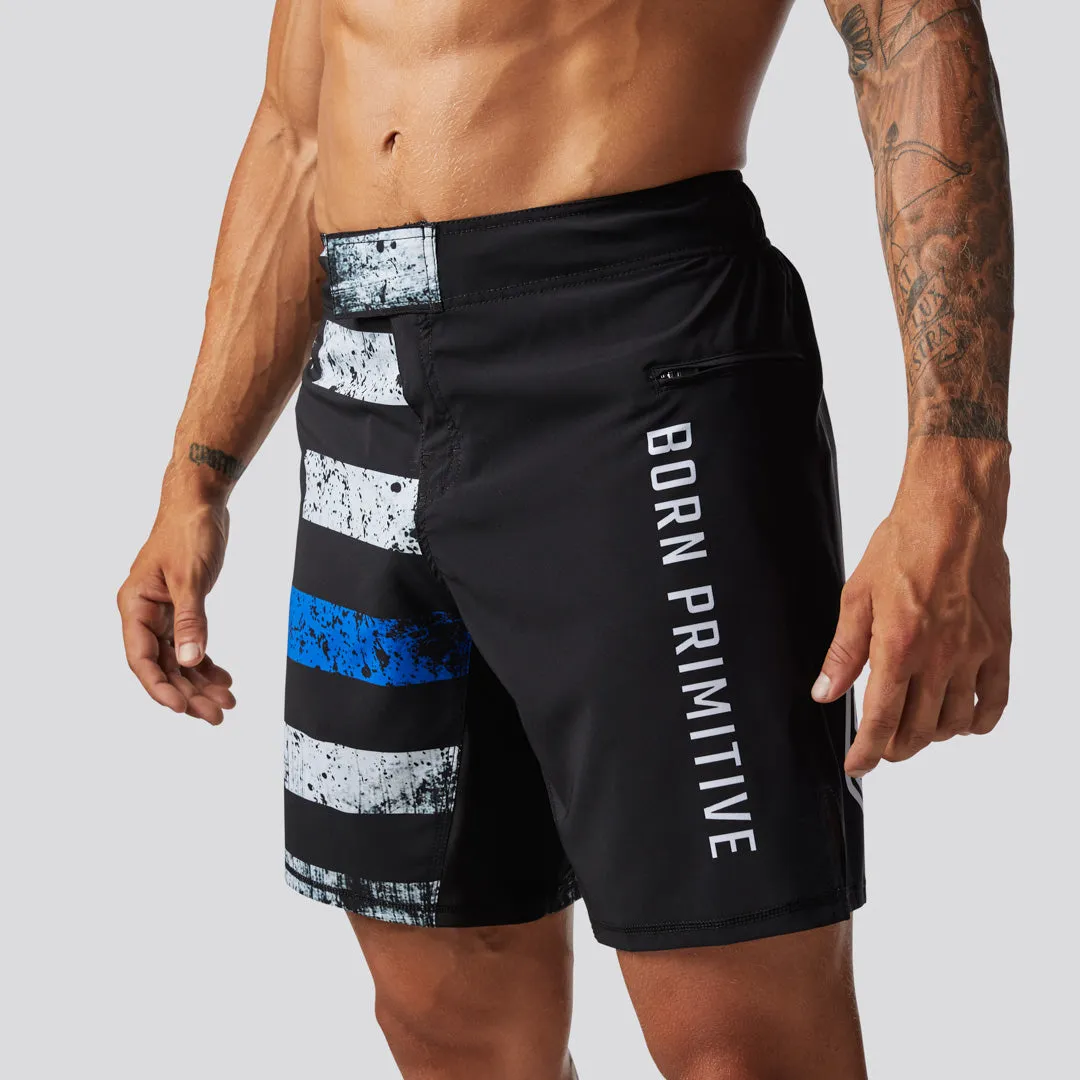 American Defender Short Velcro 3.0 (Thin Blue Line)