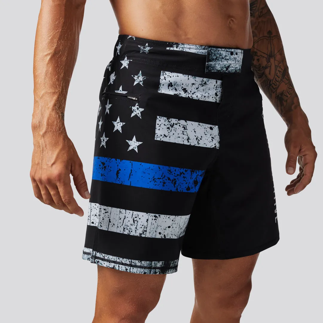 American Defender Short Velcro 3.0 (Thin Blue Line)