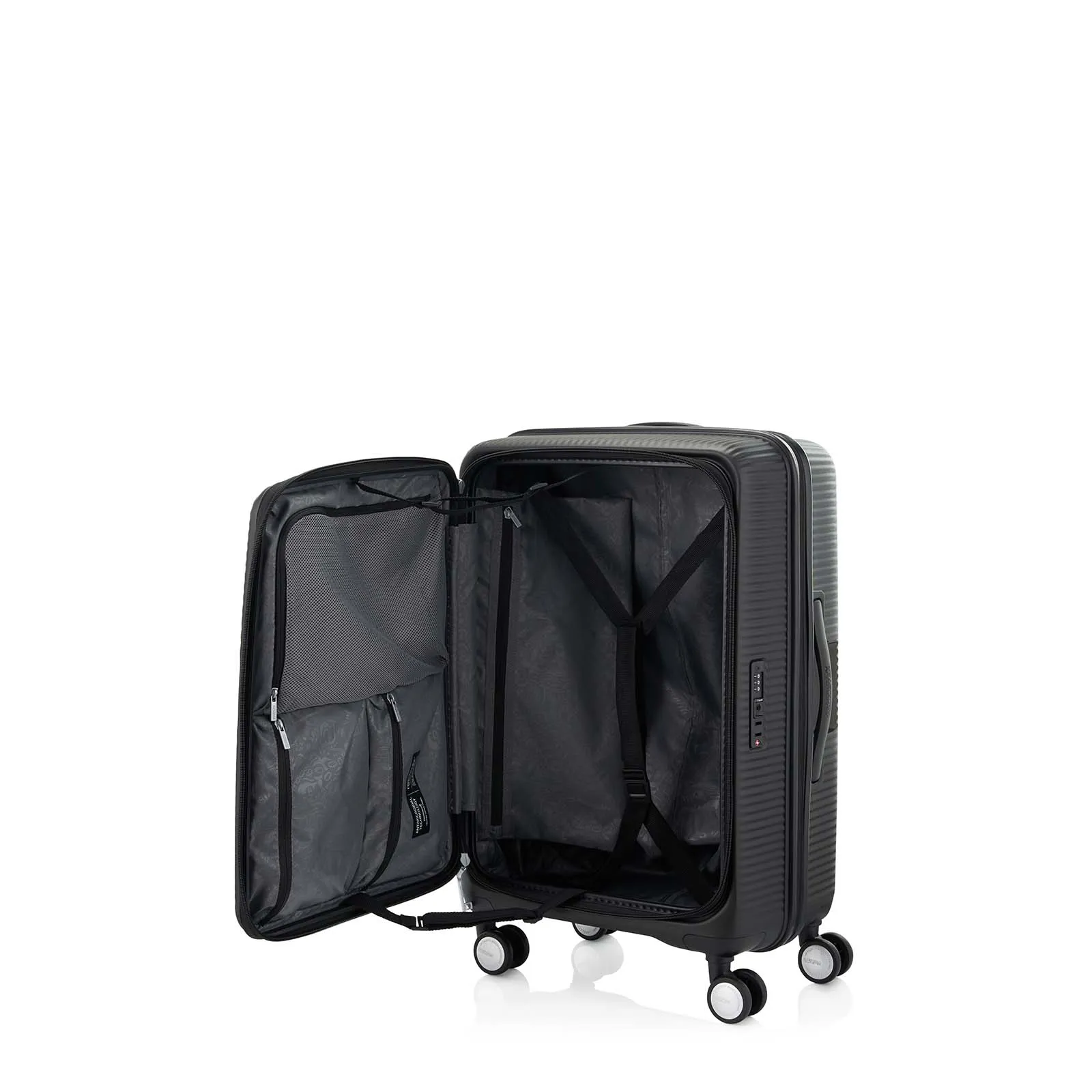 American Tourister Curio Book Opening 75cm Suitcase Black