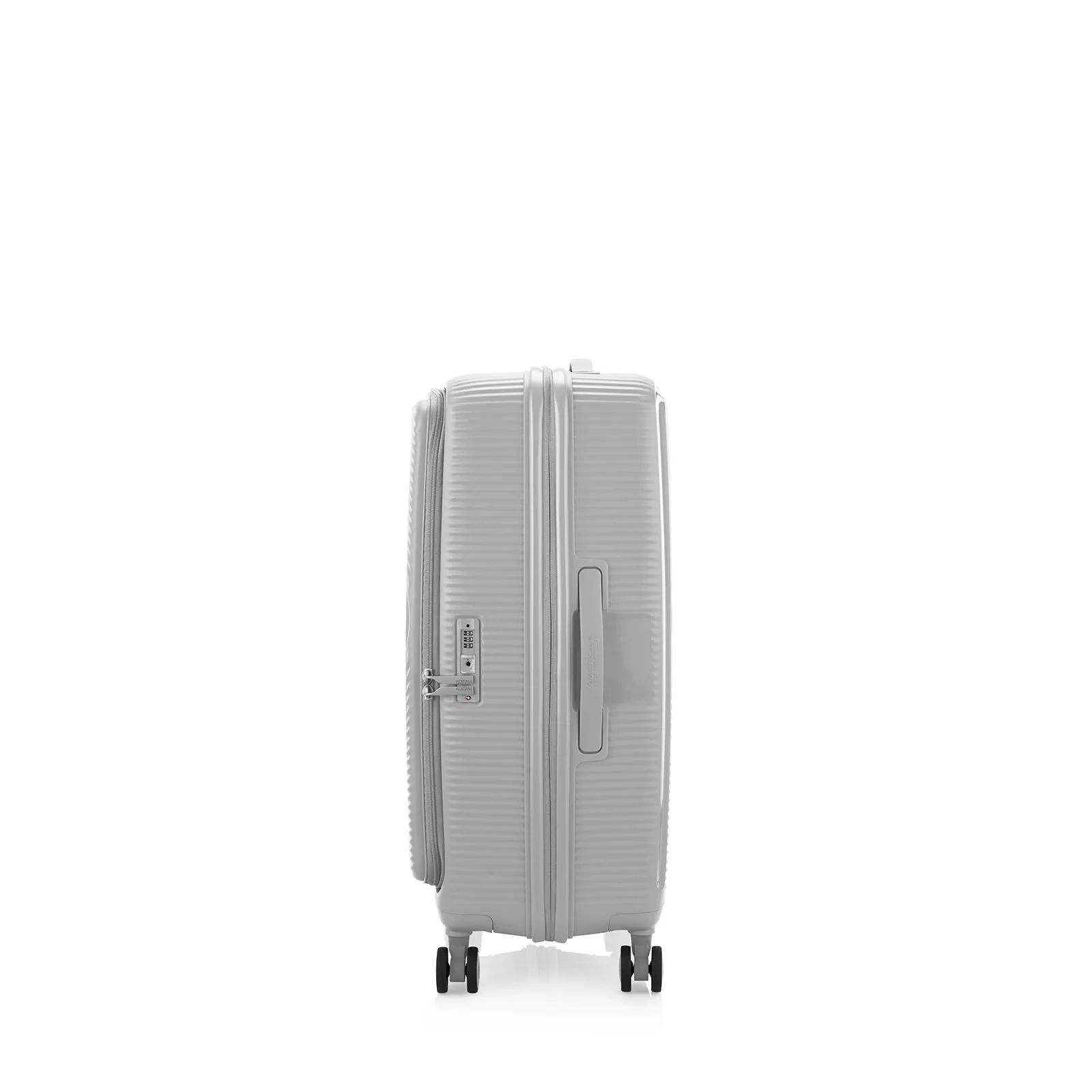 American Tourister Curio Book Opening 75cm Suitcase Cool Grey