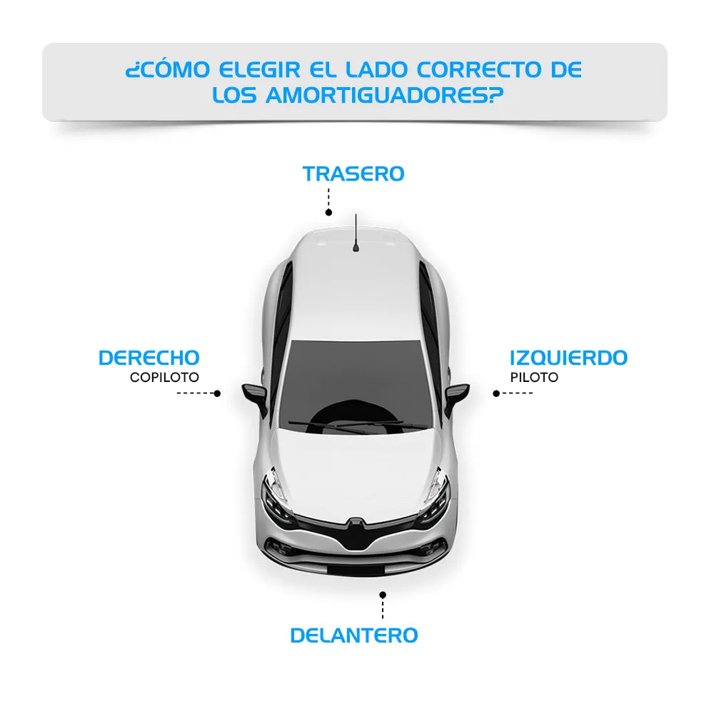 Amortiguadores Originales Ag Shock Volkswagen T-Cross 2019-2023 Delantero Derecho