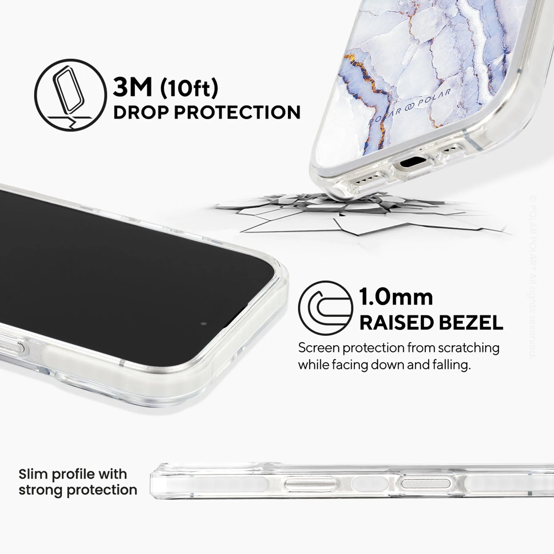 Arctic Ocean - iPhone 16 Clear Bumper MagSafe Case