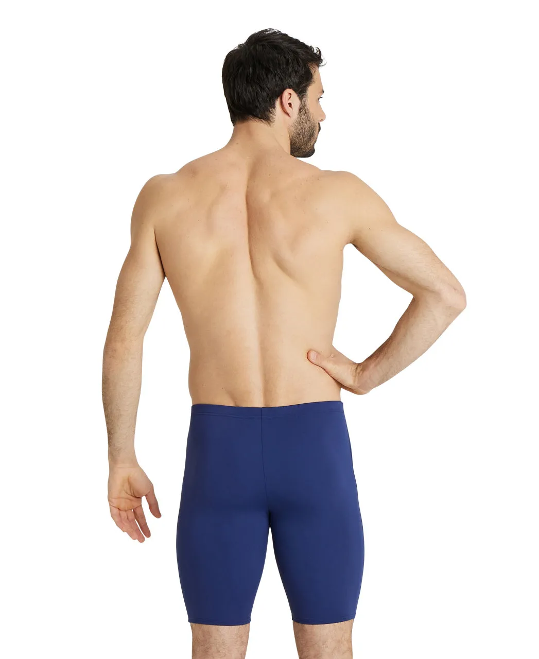 Arena Performance Men's Solid Team Jammer - Navy-White