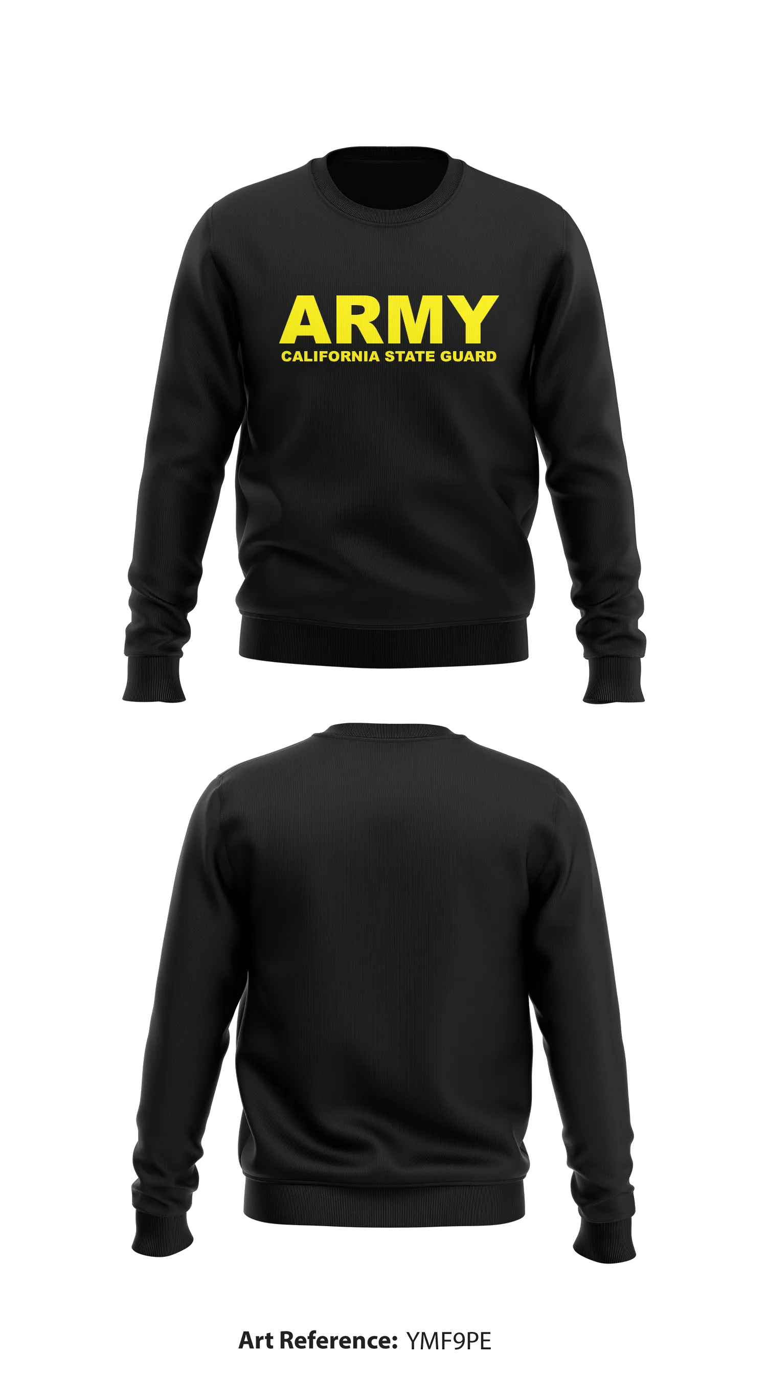 ARMY California State Guard Store 1 Core Men's Crewneck Performance Sweatshirt - yMF9pE