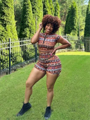 Aztec Queen Fitness Shorts