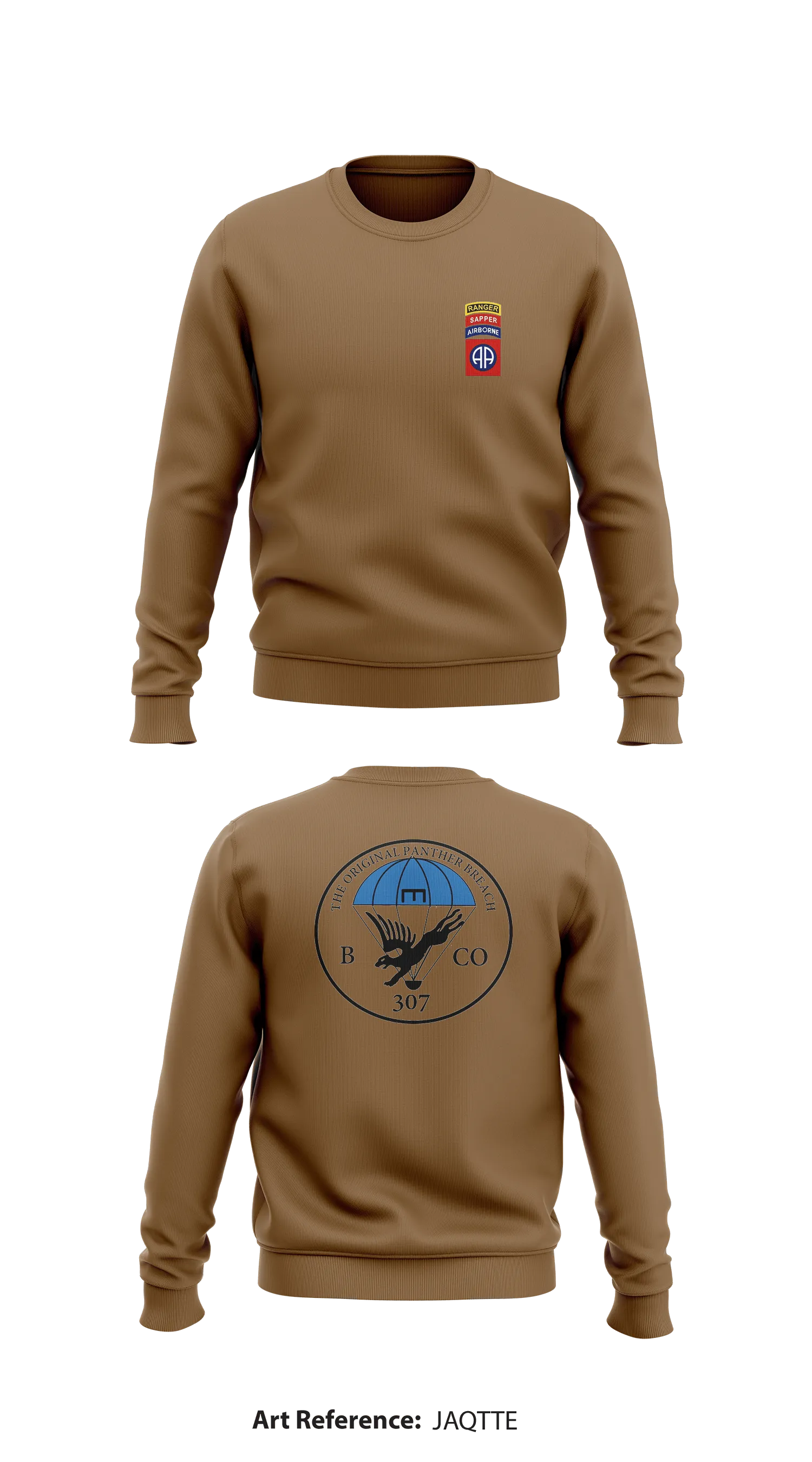 B Co, 307th AEB, 3BCT, 82nd ABN DIV Store 1 Core Men's Crewneck Performance Sweatshirt - JAqtTE