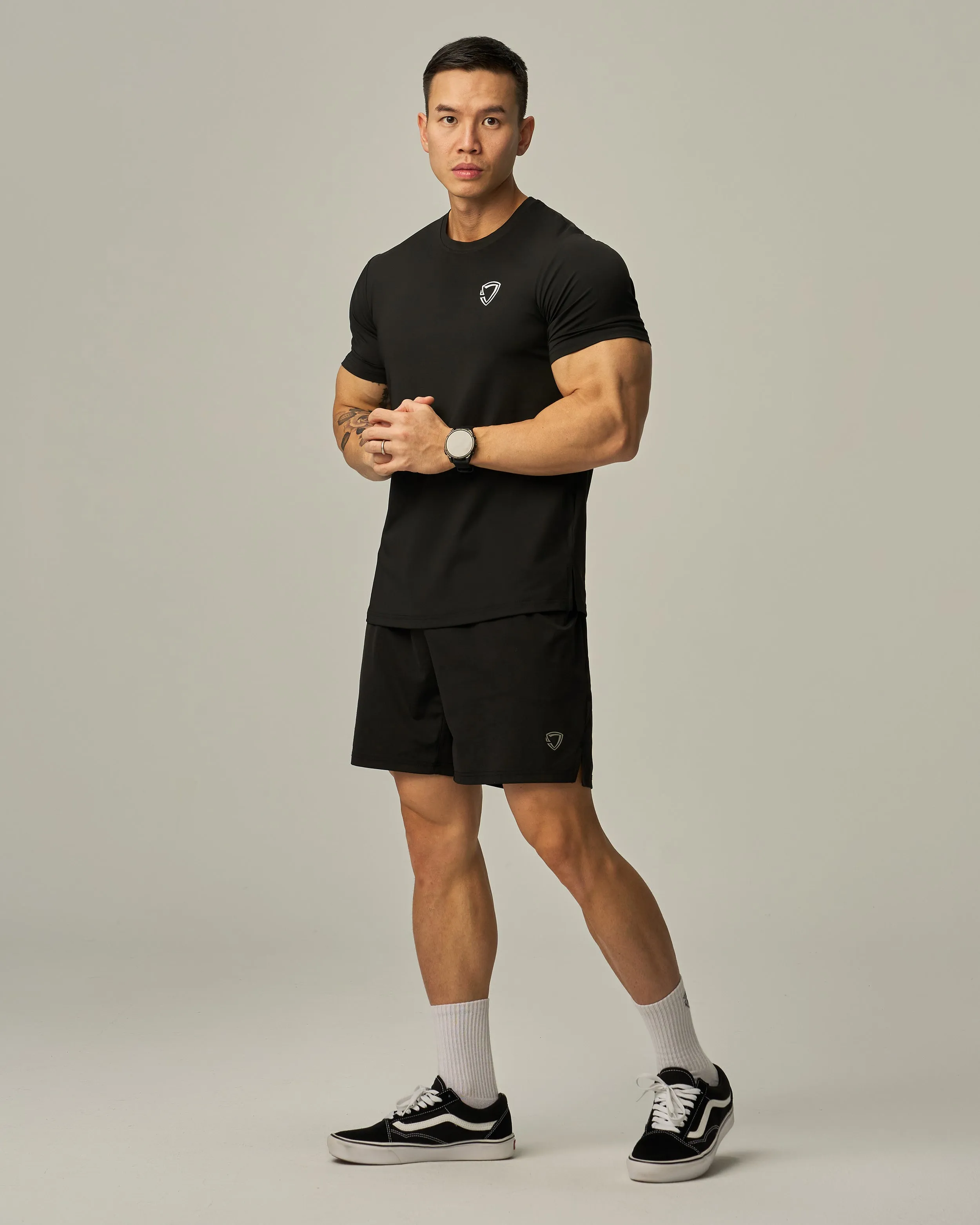 Badge Train Performance Tee
