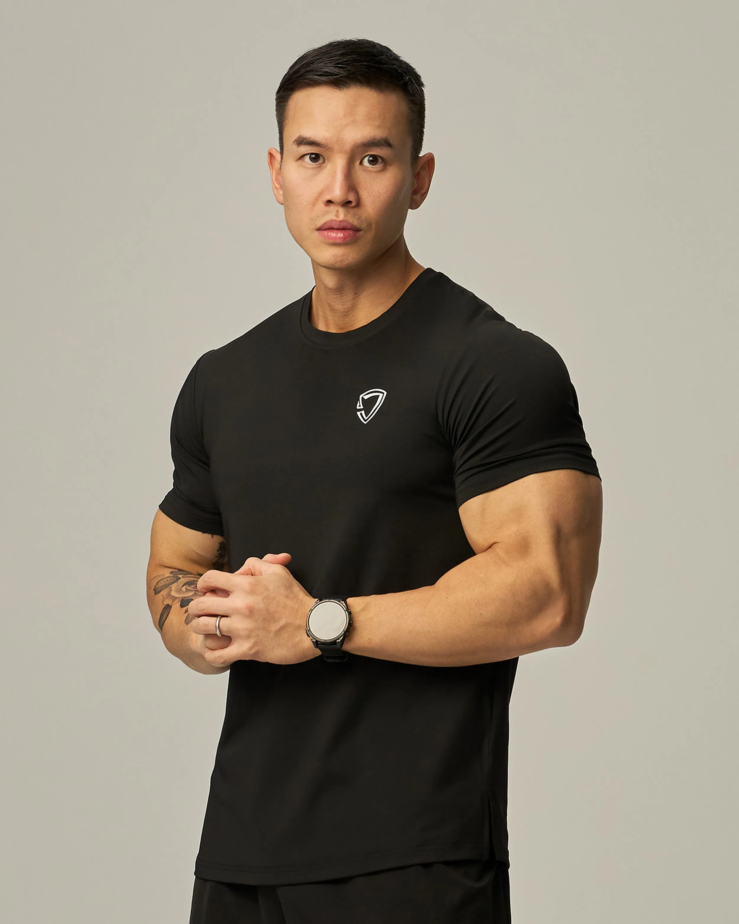 Badge Train Performance Tee