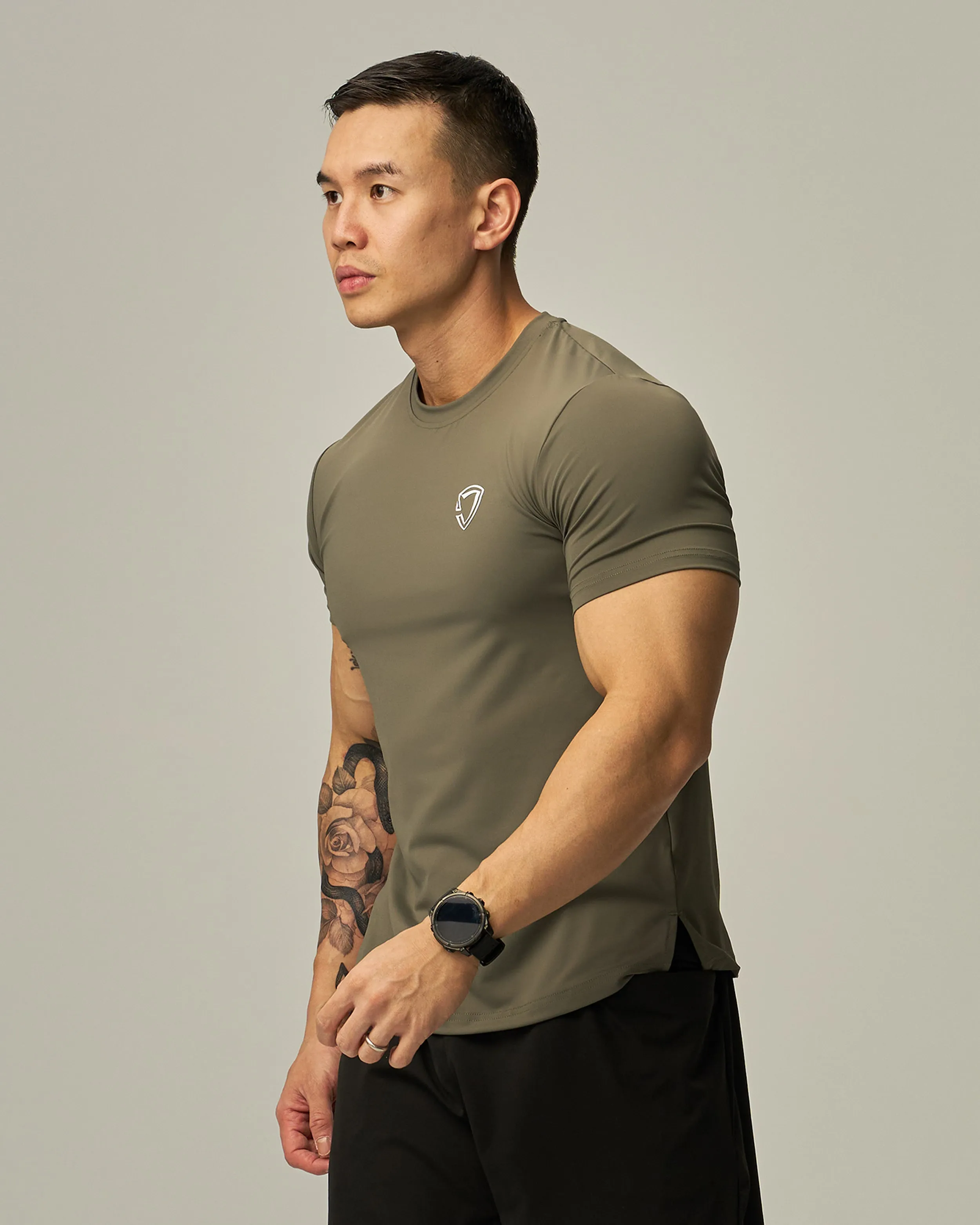 Badge Train Performance Tee