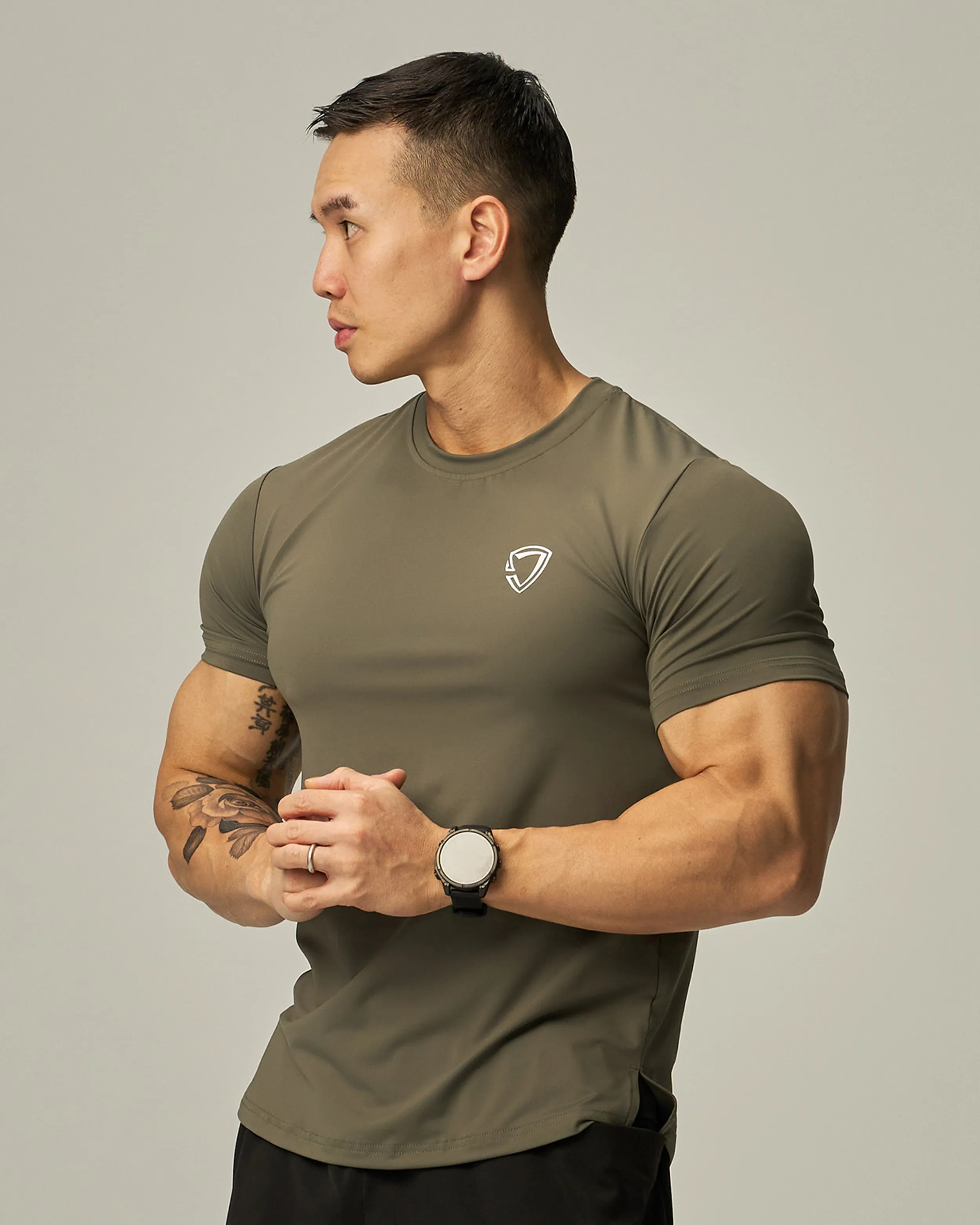 Badge Train Performance Tee