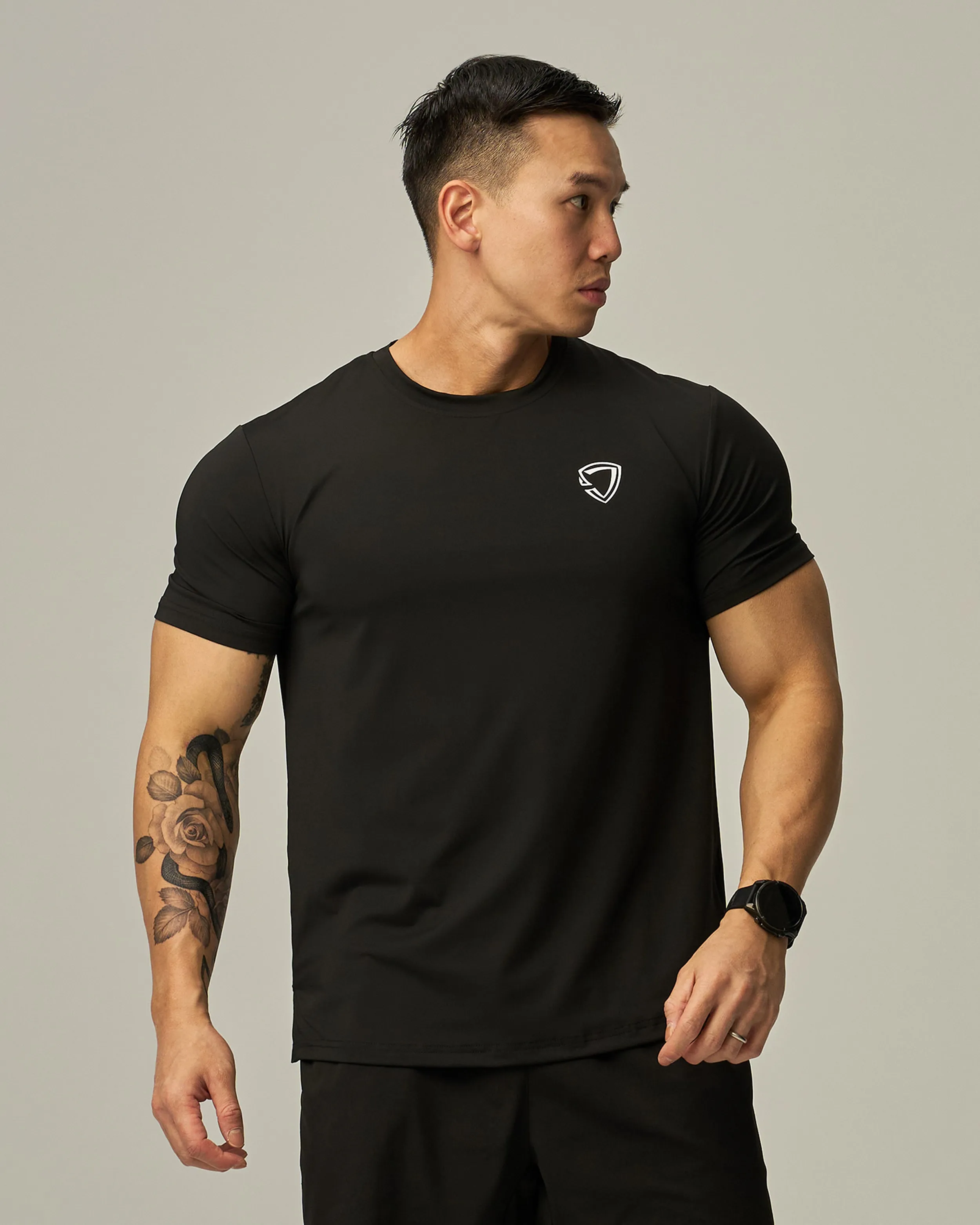 Badge Train Performance Tee