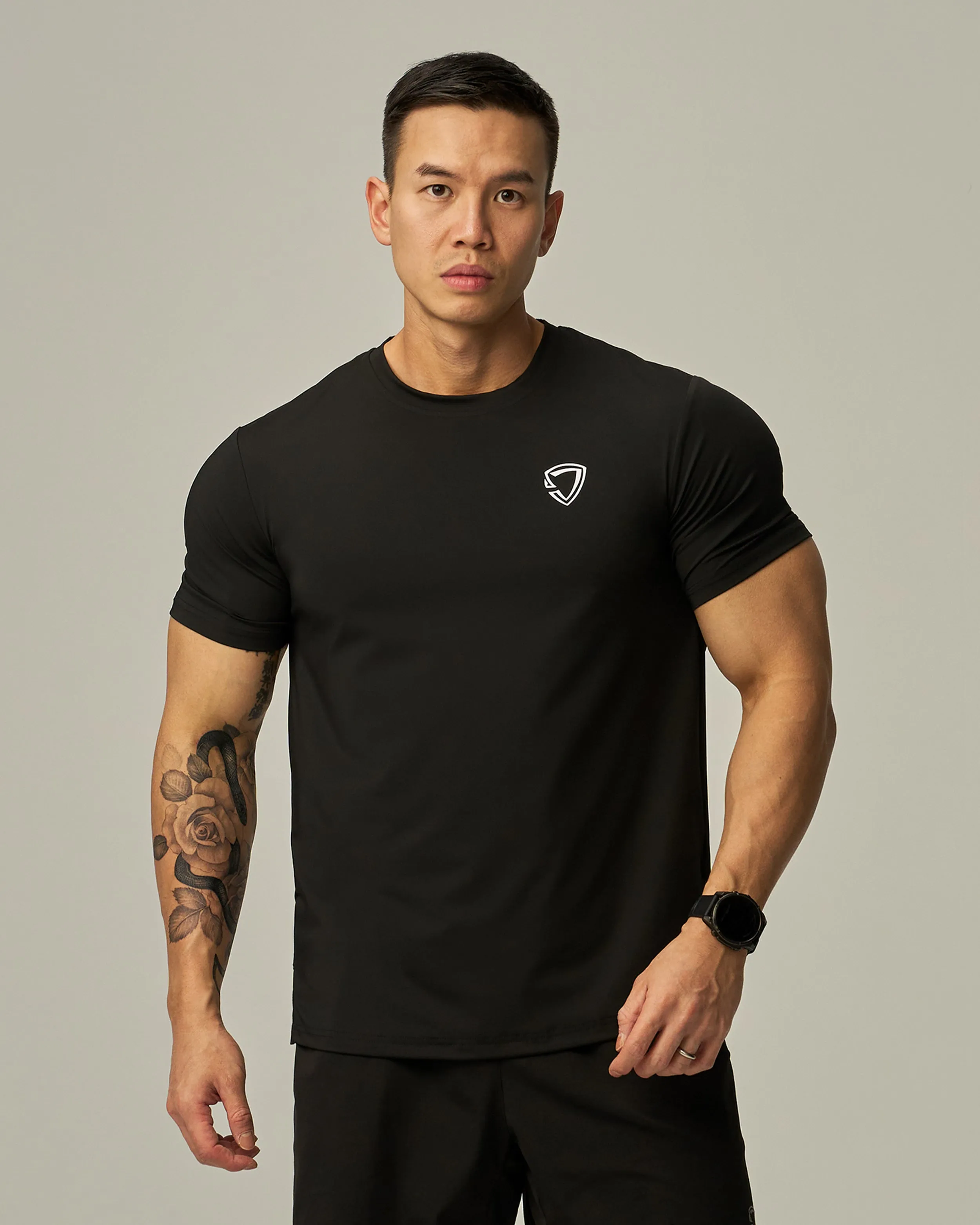 Badge Train Performance Tee