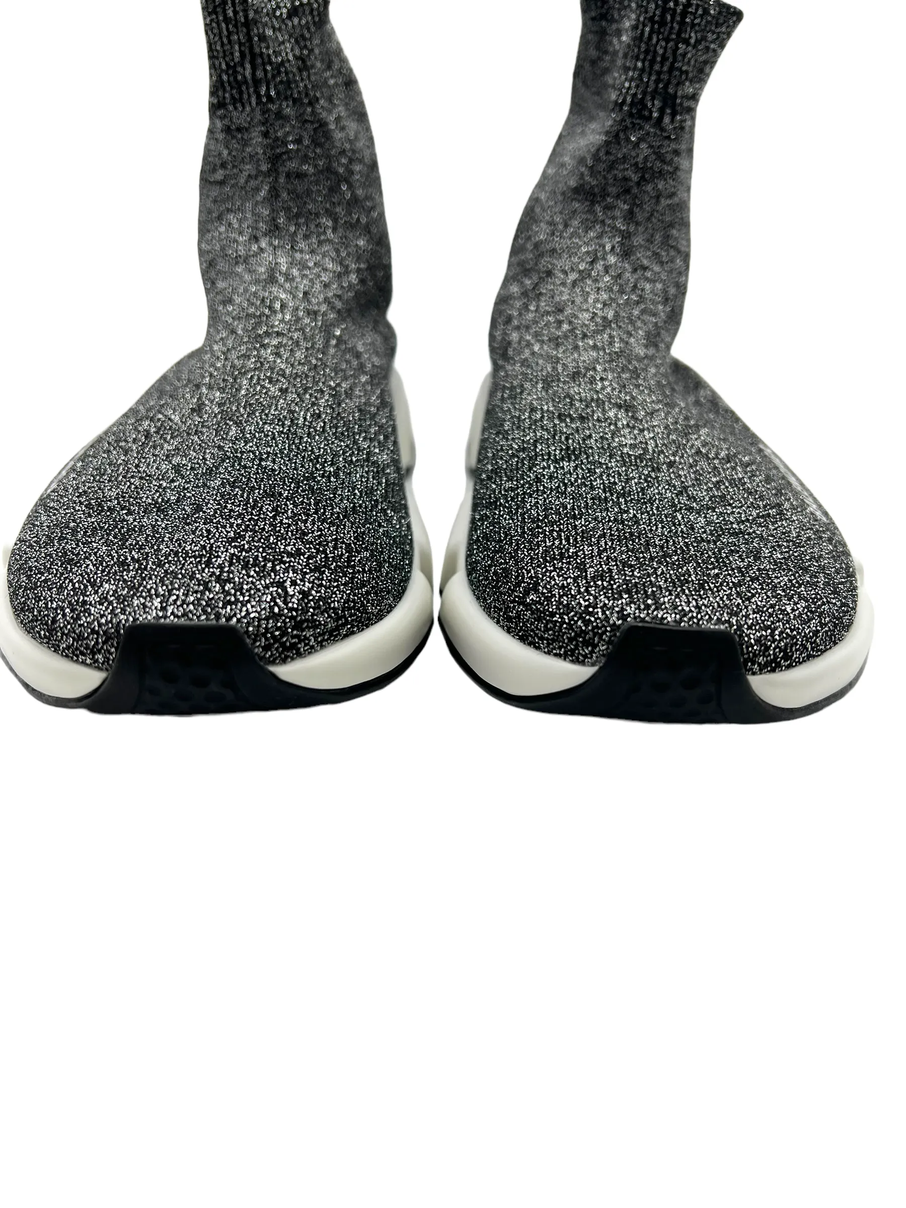 Balenciaga Black Metallic Size 38 Speed Trainers