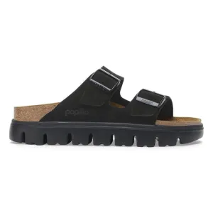 BIRKENSTOCK- ARIZONA PLATFORM SUEDE LEATHER SANDAL