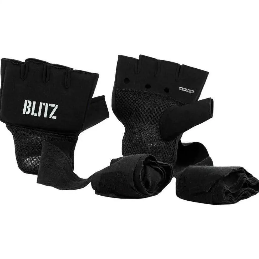 Blitz Sports Gel Hand Wraps - Black