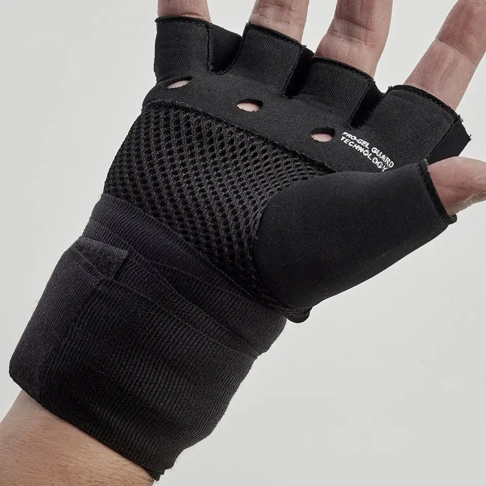 Blitz Sports Gel Hand Wraps - Black