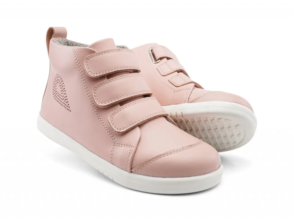 Bobux I Walk Hi Court Seashell Trainers