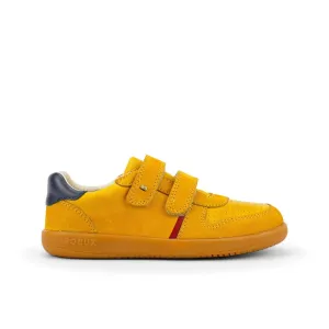 Bobux KP Riley Chartreuse   Navy Trainers