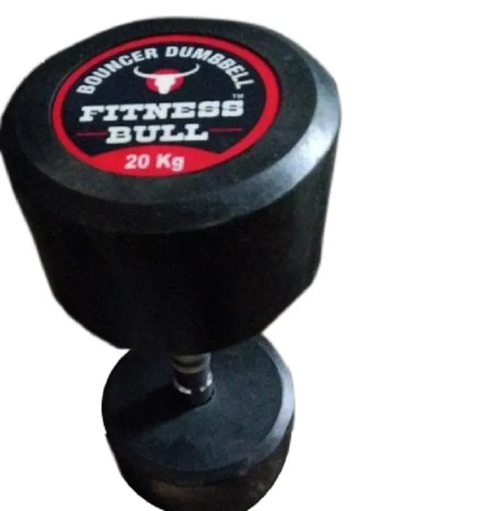 BOUNCER DUMBBELL SET (PACK OF 2) | Rubber Coated Dumbbells - 2.5 Kg to 35 Kg