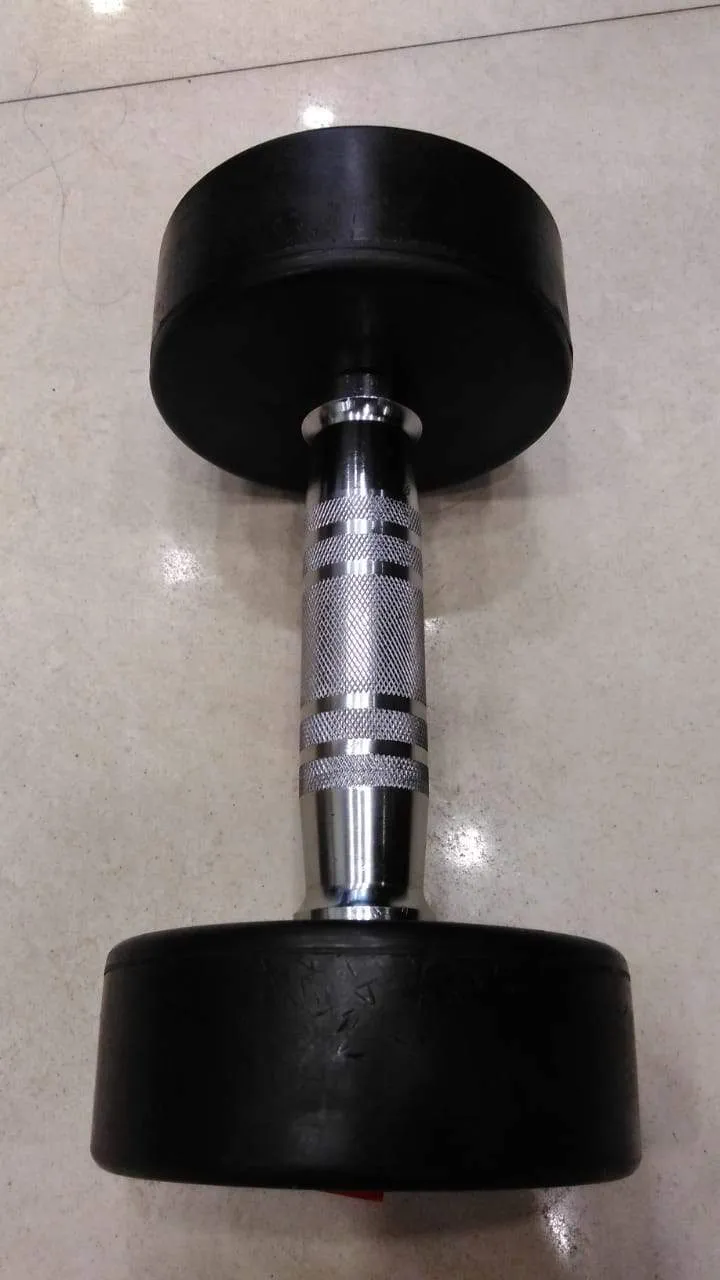 BOUNCER DUMBBELL SET (PACK OF 2) | Rubber Coated Dumbbells - 2.5 Kg to 35 Kg