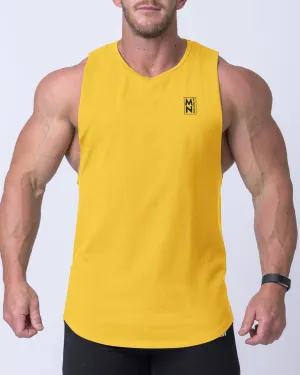 Box Logo Drop Tank - Mango / Black