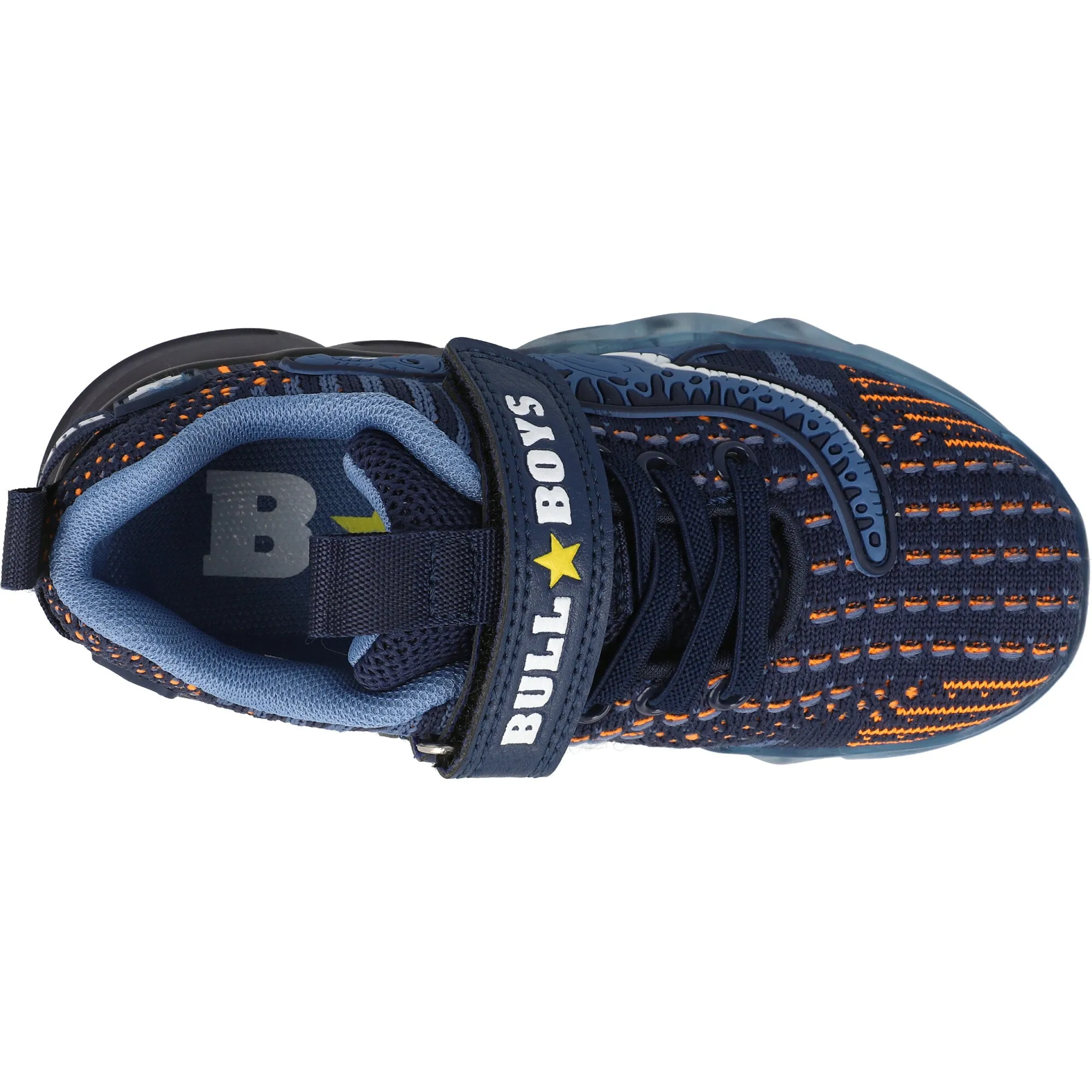 Bull Boys T-Rex Blue Kids Trainers